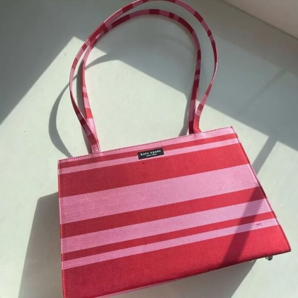Vintage Kate Spade Striped Bag Purse